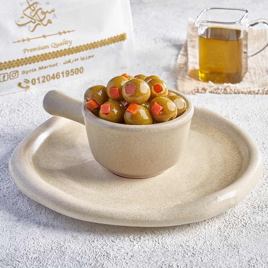 Stuffed olives with carrots