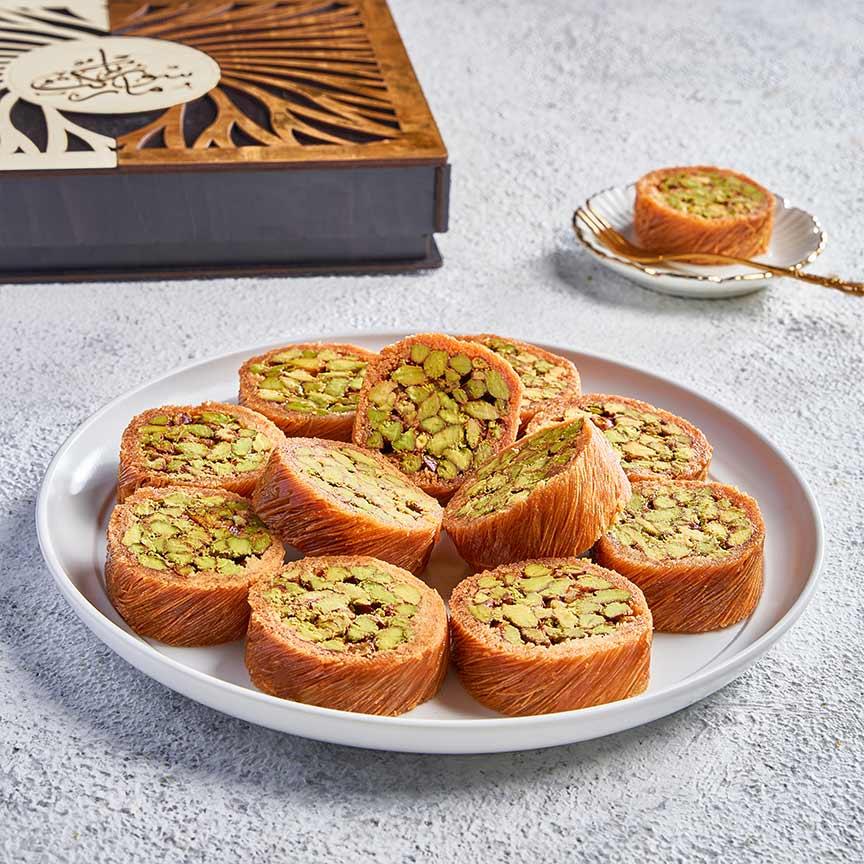 Twisted with pistachios