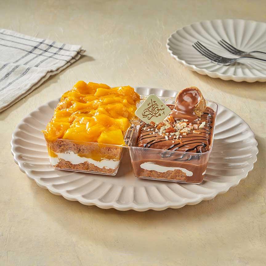 كنافة 2 في 1 شوكولا ومانجا ميني