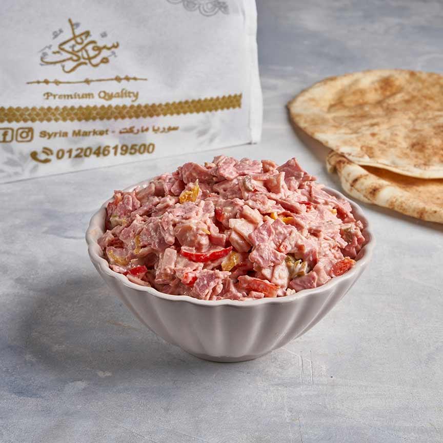 Luncheon meat salad