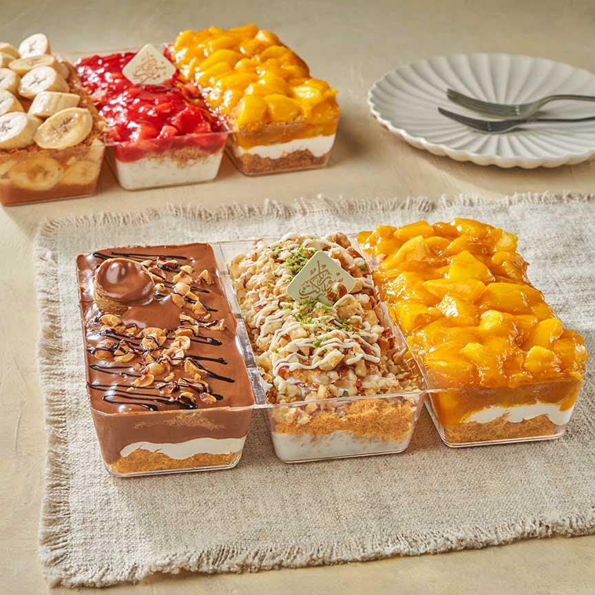 Kunafa 3 in 1 Mango, Chocolate and Strawberry Large