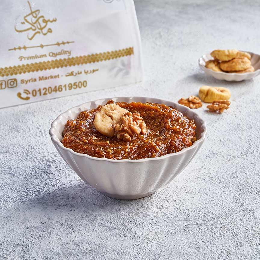 Fig jam with nuts