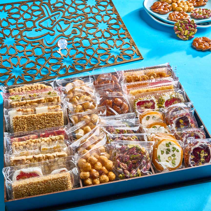 علبة خشب ٦ عين ( كنز السلطان ) 1400 حم