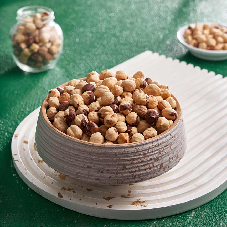 Roasted hazelnuts