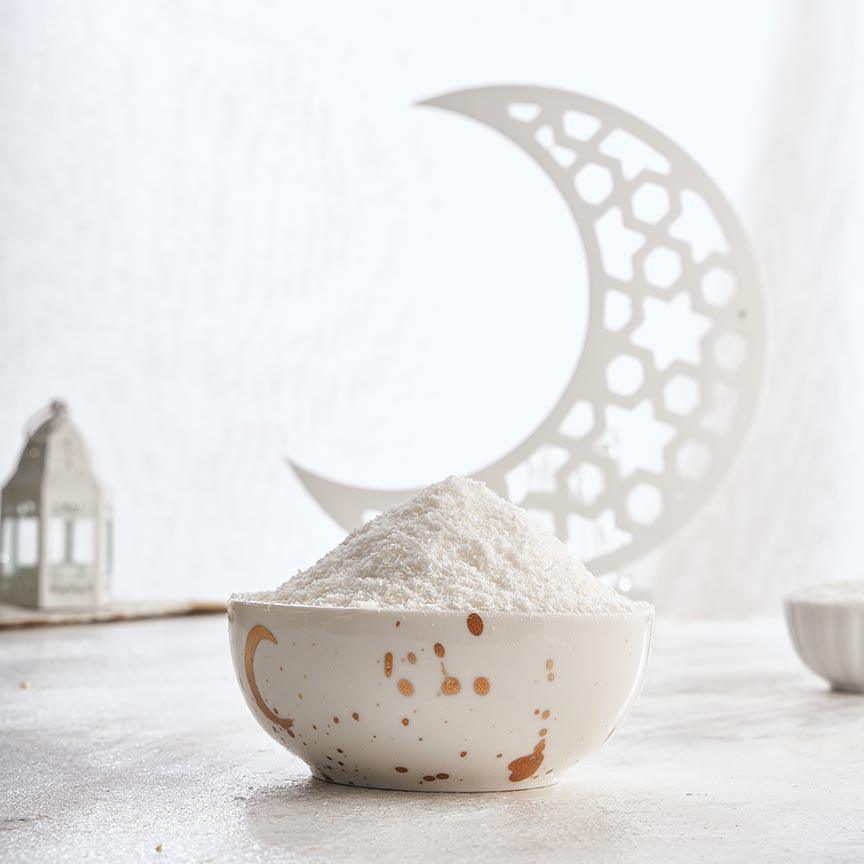 Grated coconut
