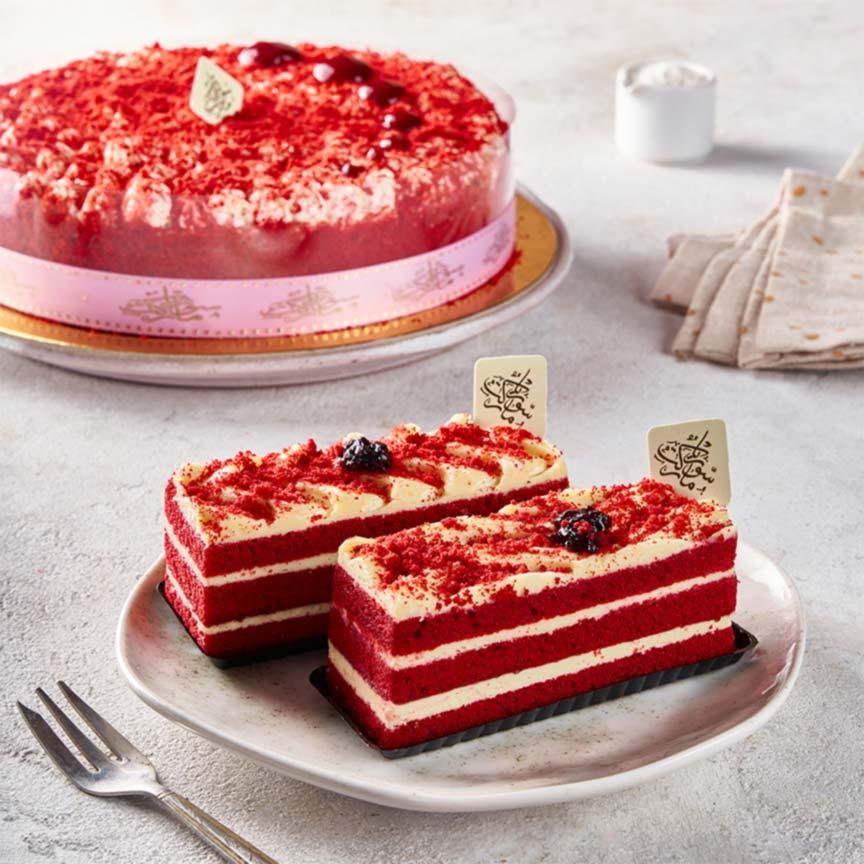 Red velvet gateau