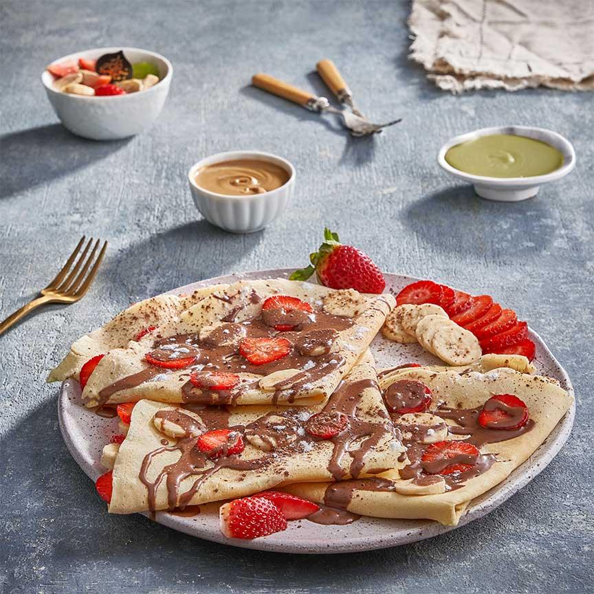 Chocolate crepe