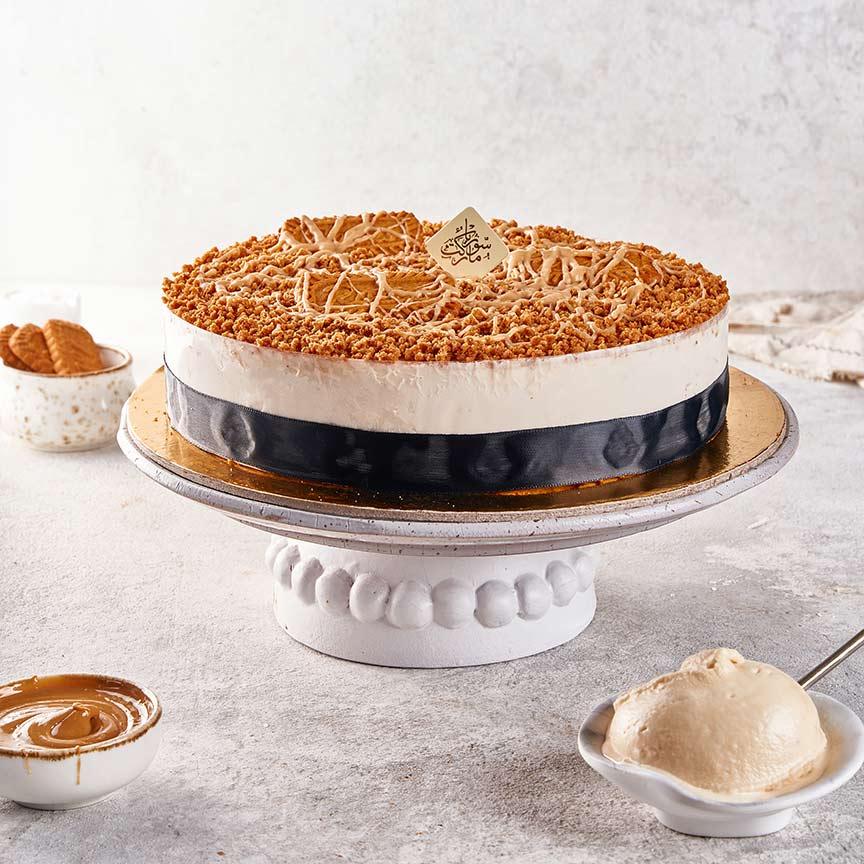 تورتة ايس كريم لوتس 24 سم