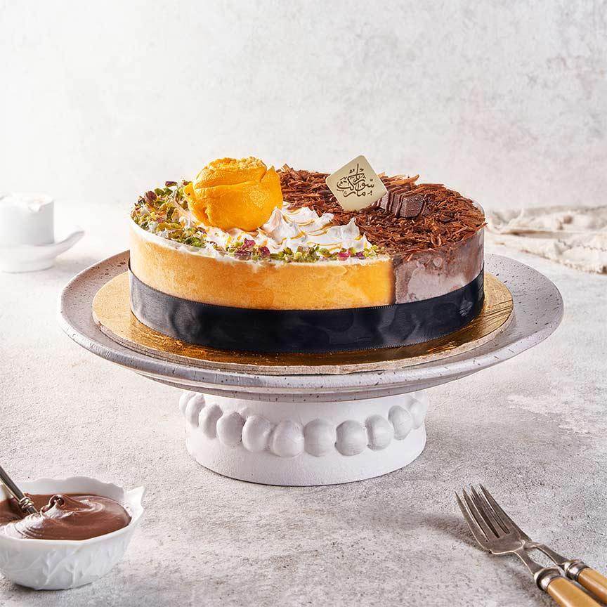 تورتة ايس كريم مكس شوكولا مانغا 20 سم