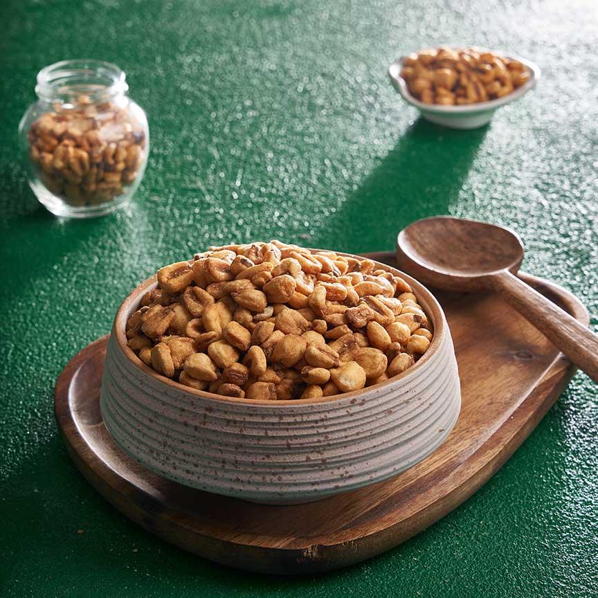 ذرة محمصة مملحة