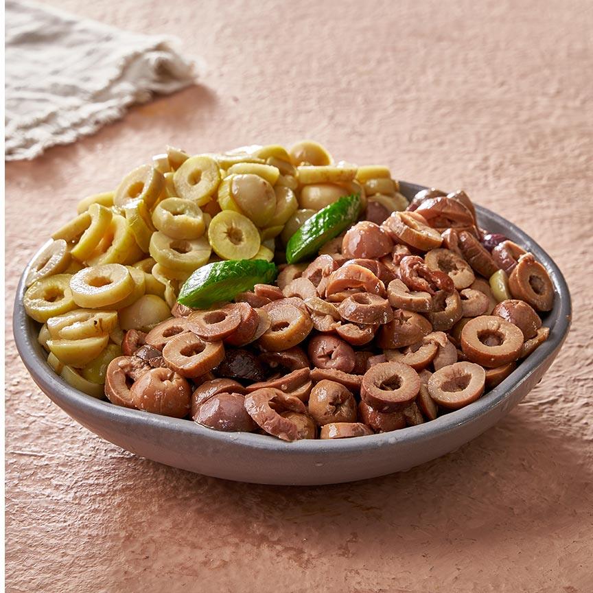 زيتون شرائح أخضر