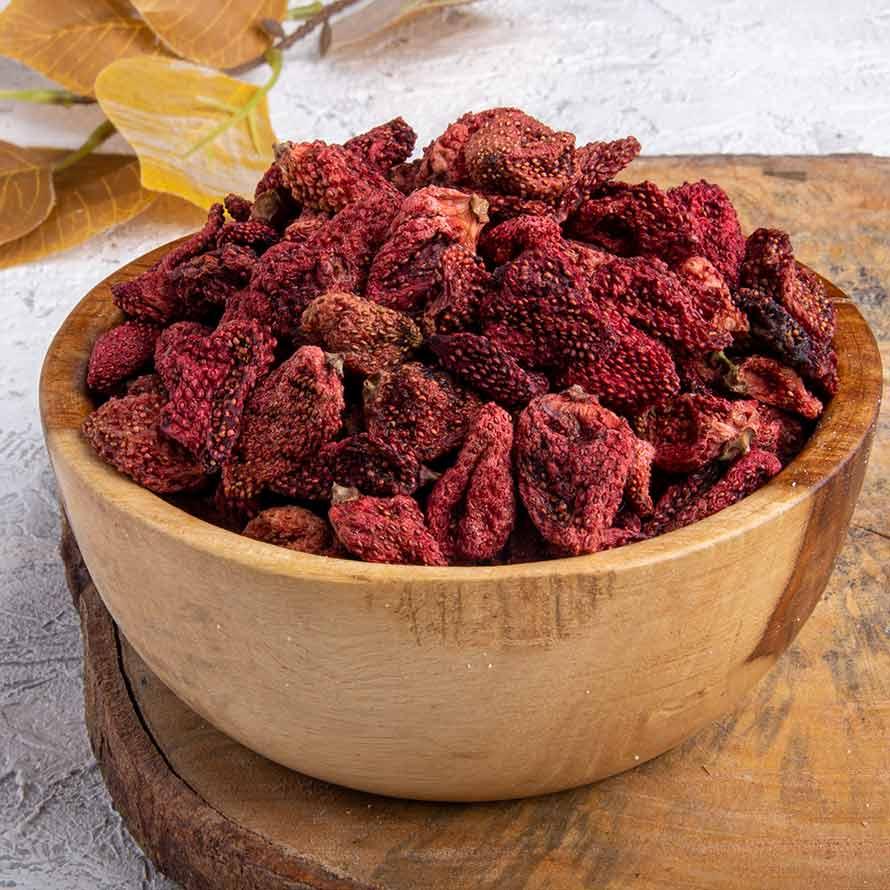 فراولة فواكه مجففة منتجات التسالى - سوريا ماركت