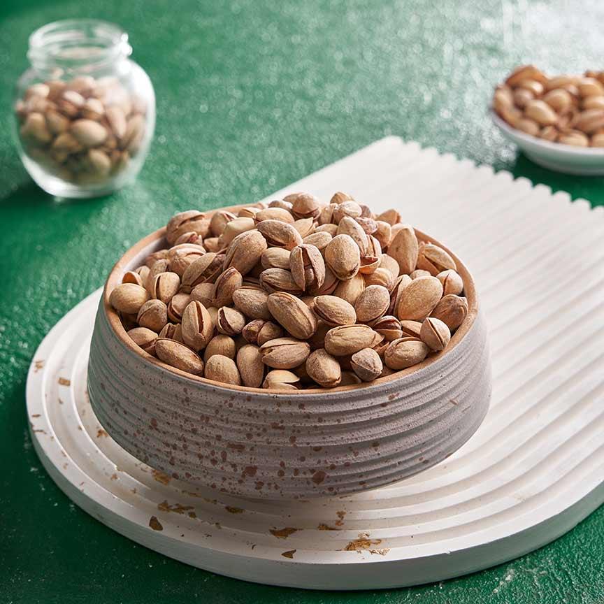 Salted pistachios