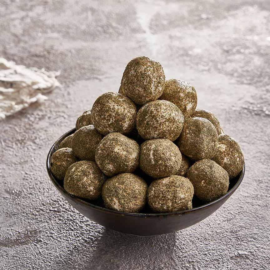 لبنة مدعبلة بالزعتر