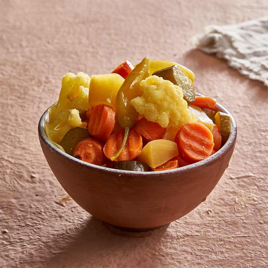 مخلل مشكل سوري