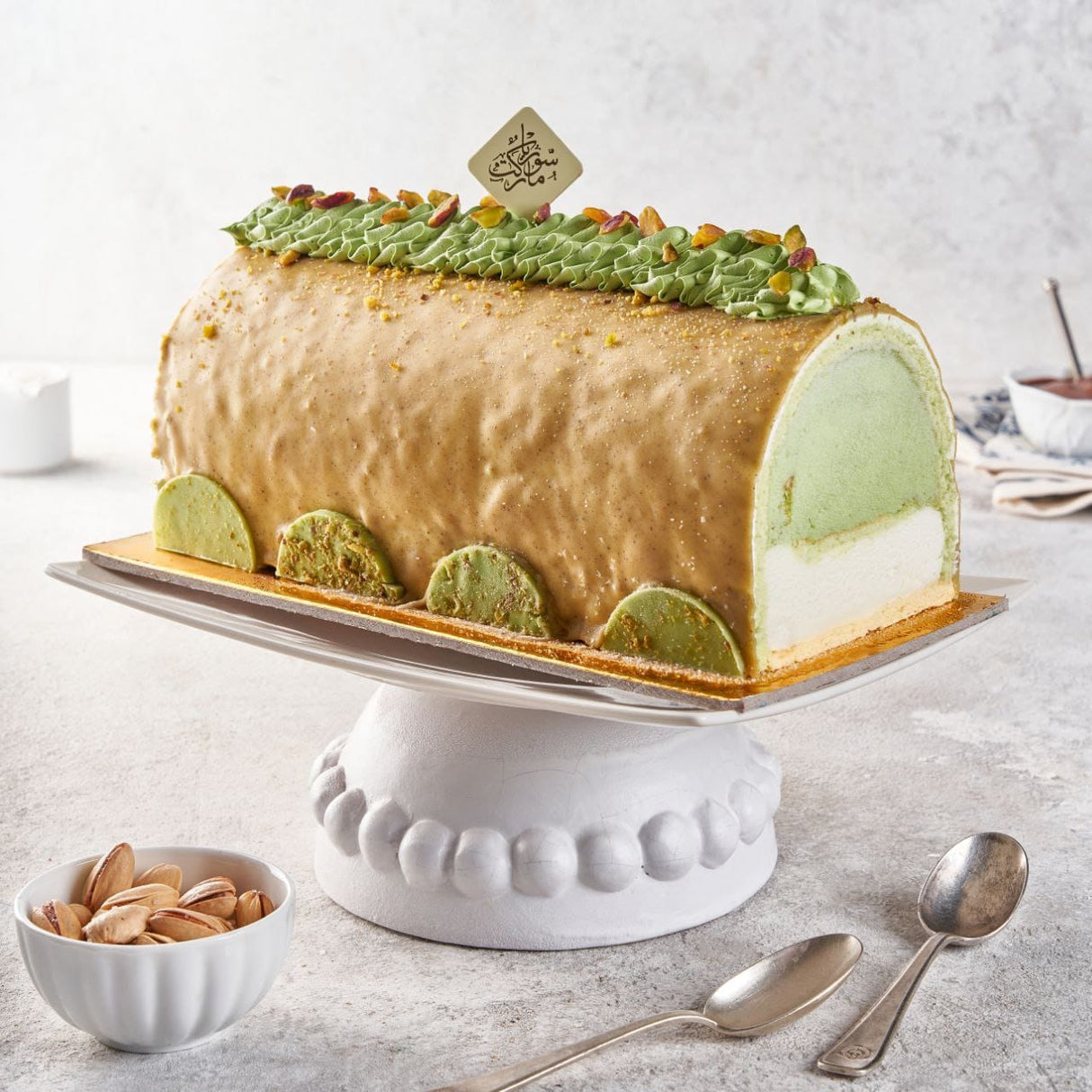 Pistachio cassetta roll